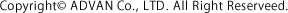 Copyright© ADVAN Co., LTD. All Right Reserveed.