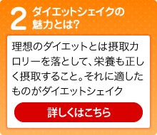 ダイエットシェイクの魅力とは?